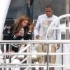 Jay-Z et Beyoncé amoureux sur un yacht dans le sud de la France le 4 septembre 2012