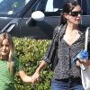 Courteney Cox et sa fille Coco Arquette font du shopping et déjeunent à Beverly Hills le 4 septembre 2012