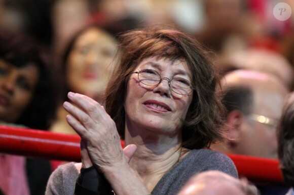 Jane Birkin en avril 2012 à Paris.