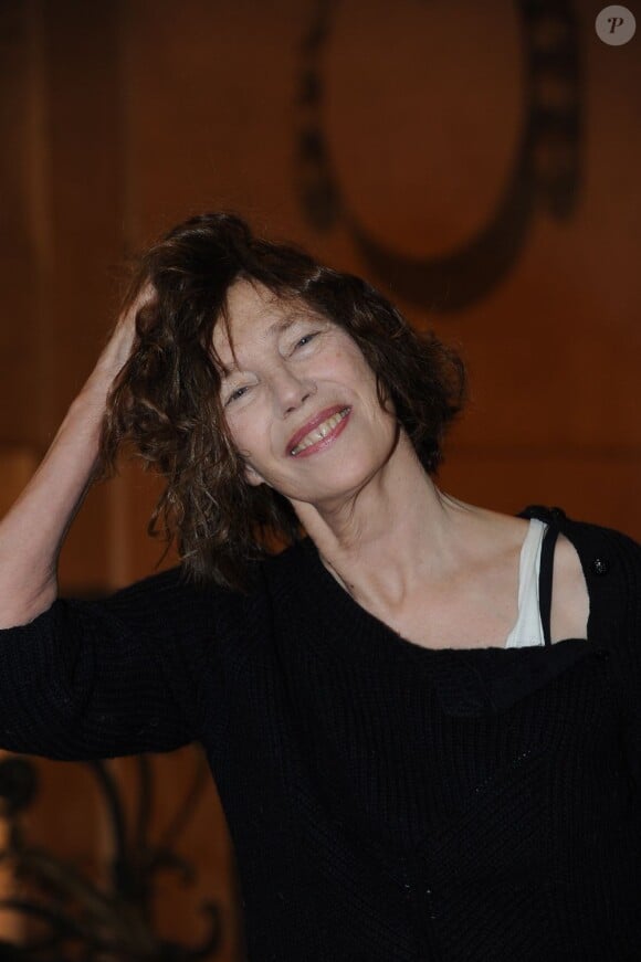 Jane Birkin en mars 2012 à Paris.