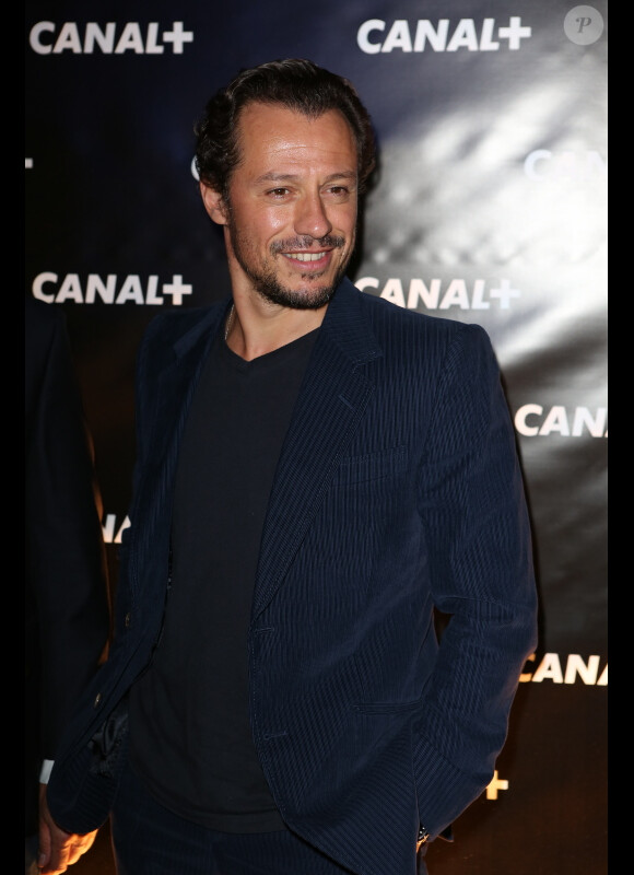 Stefano Accorsi lors de la soirée de rentrée de Canal + à la cité de la mode et du design à Paris le 6 septembre 2012