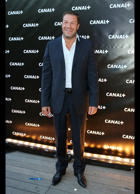 Thomas Lombard lors de la soirée de rentrée de Canal + à la cité de la mode et du design à Paris le 6 septembre 2012