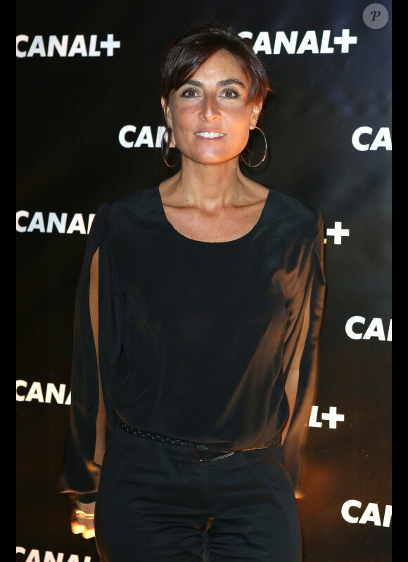 Nathalie Ianetta  lors de la soirée de rentrée de Canal + à la cité de la mode et du design à Paris le 6 septembre 2012