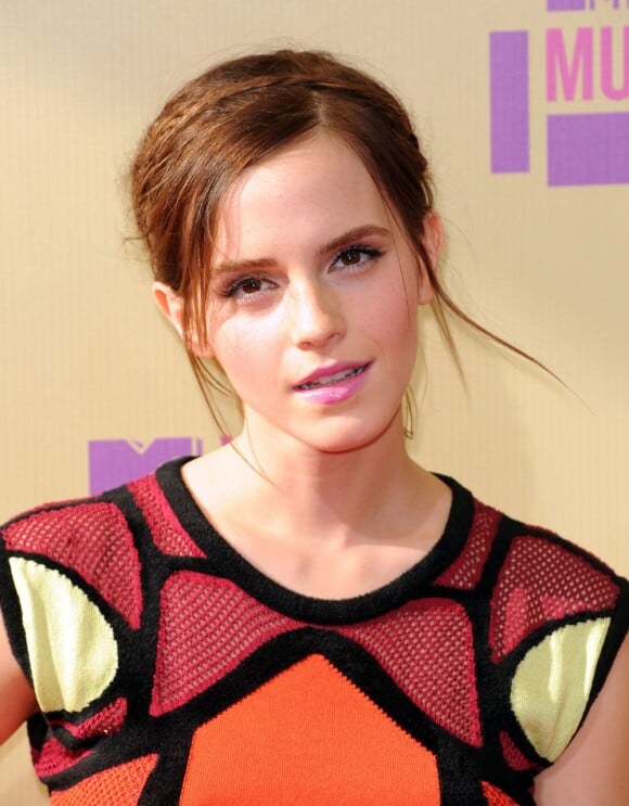 Emma Watson aux MTV Video Music Awards. Los Angeles, le 6 septembre 2012.