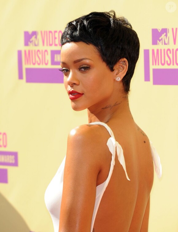 La ravissante Rihanna lors des MTV Video Music Awards 2012. Los Angeles, le 6 septembre 2012.