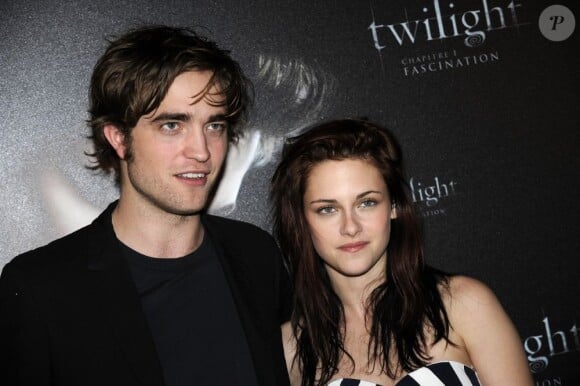 Robert Pattinson et Kristen Stewart en décembre 2008.
