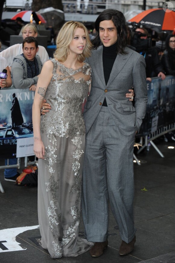 Peaches Geldof et son mari Thomas Cohen le 18 juillet 2012 à Londres