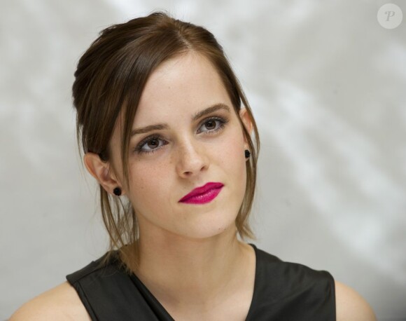 Emma Watson durant la conférence de presse du film Le Monde de Charlie au festival de Toronto le 7 septembre 2012