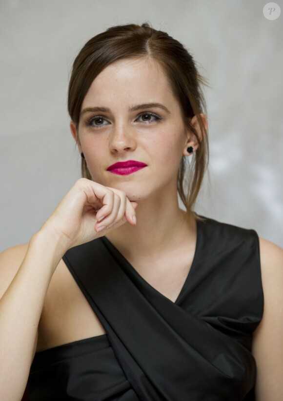 Emma Watson durant la conférence de presse du film Le Monde de Charlie au festival de Toronto le 7 septembre 2012