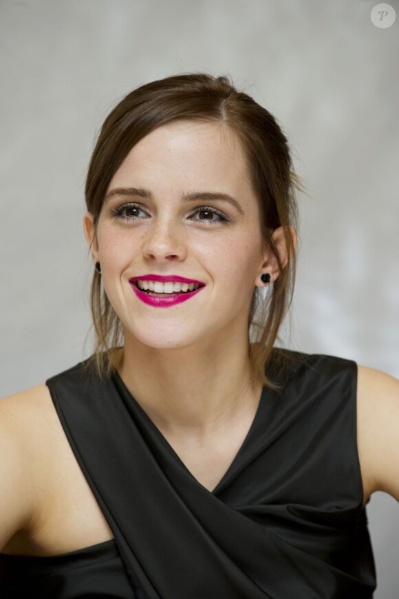 Emma Watson durant la conférence de presse du film Le Monde de Charlie au festival de Toronto le 7 septembre 2012