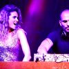 Clara Morgane : sexy et déchaînée auprès de son mari DJ Jey Didarko lors du concert "ON THE BEACH" à Liège, le 2 août 2012.