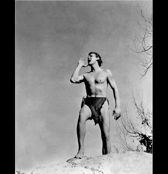 Johnny Weissmuller dans Tarzan, l'homme singe, 1932.