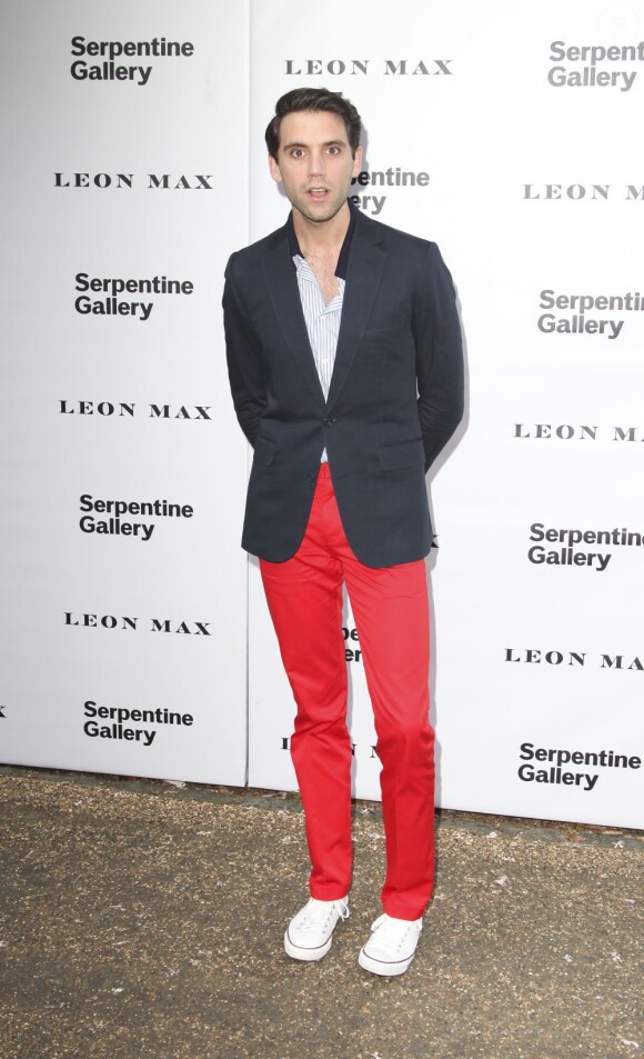 Mika à Londres, le 26 juin 2012.