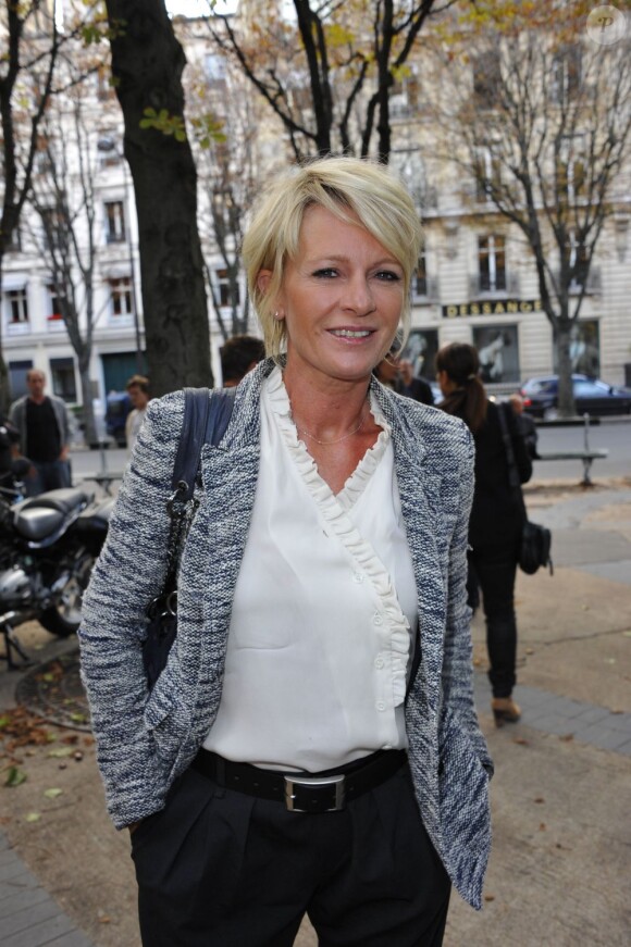 Sophie Davant lors de la conférence de rentrée de France 2 en septembre 2011