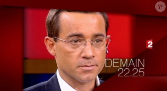 Jean-Luc Delarue dans la bande-annonce de l'émission Jean-Luc Delarue... Toute une histoire sur France 2 le 28 août 2012