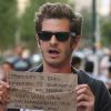Andrew Garfield à New York, le 15 septembre 2012.