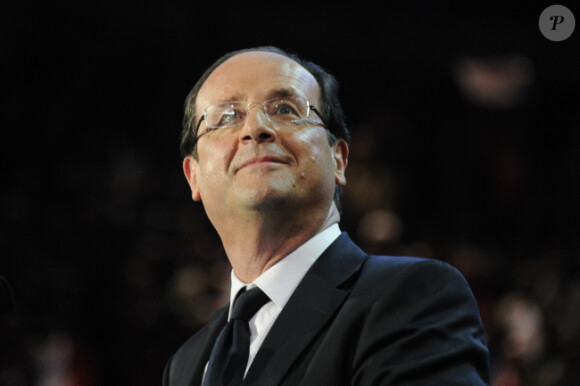 François Hollande le 29 avril 2012 à Bercy