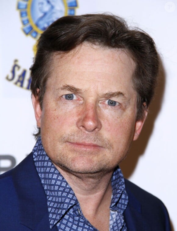 Michael J. Fox, 51 ans, à New York, le 28 avril 2012.