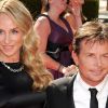 Michael J. Fox et son épouse Tracy Pollan aux Creative Arts Emmy Awards (remis une semaine avant les Emmy Awards) à Los Angeles, le 15 septembre 2012.