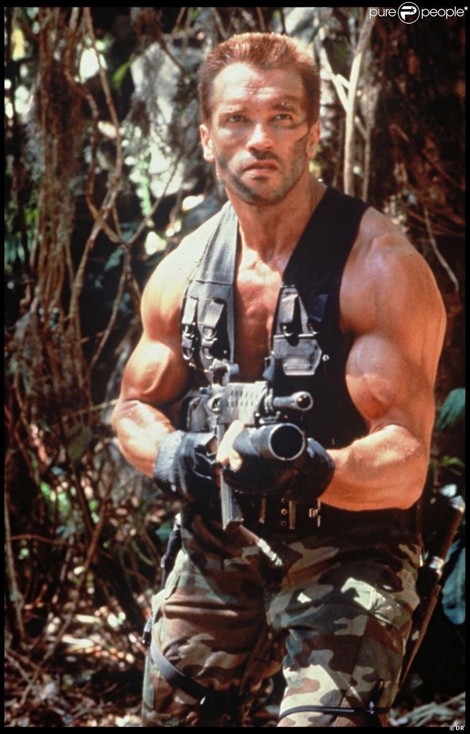 Arnold Schwarzenegger dans Predator (1987). - Purepeople