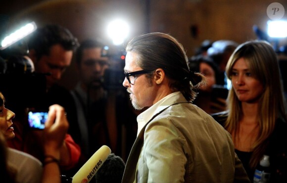 Brad Pitt à Londres le 6 septembre 2012 pour présenter le film Cogan