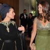 La princesse Madeleine de Suède et la princesse Sara bint Talal lors de la soirée de gala de la Mentor Foundation USA à Washington le 20 septembre 2012.