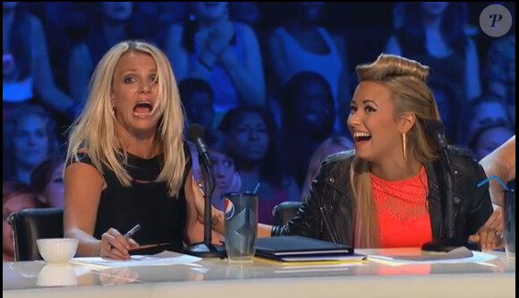 Britney Spears dans X Factor - émission du jeudi 20 septembre 2012.
