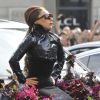 Lady Gaga arrive devant le magasin Sephora des Champs-Elysées, le 23 septembre2012.