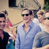 John Stamos, Bob Saget et Dave Coulier de la série La fête à la maison à Los Angeles - septembre 2012.