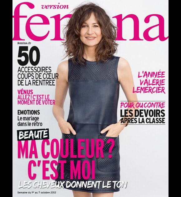 Retrouvez l'interview de Valérie Lemercier dans Version Femina, 1er octobre.