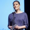 La princesse Victoria de Suède lors de son intervention à Malmö pour la Journée du cerveau le 4 octobre 2012.