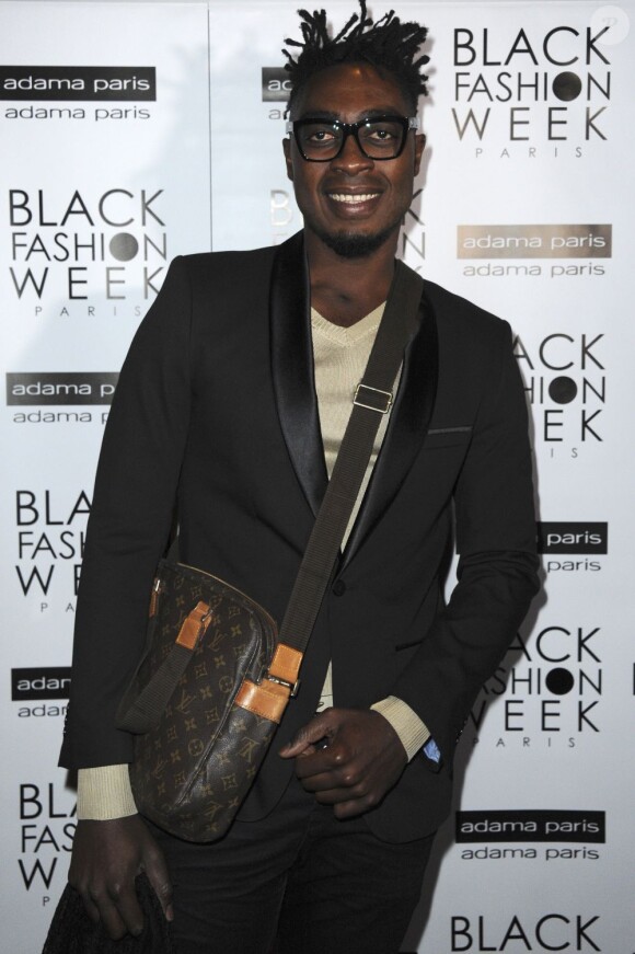 Le créateur Martial Tapolo assiste à la soirée d'ouverture de la Black Fashion Week au Buddha Bar. Paris, le 4 octobre 2012.