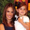 Alessandra Ambrosio en famille lors du 3e Veuve Clicquot Polo Classic annuel, à Los Angeles, le 6 octobre 2012