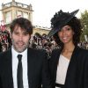 Jalil Lespert et Sonia Rolland à la 91e édition du prix de l'Arc de Triomphe, le 7 octobre à Paris.
