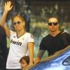 Jennifer Lopez à Madrid joue la touriste en Espagne avec ses enfants et son amoureux Casper Smart. Le 7 octobre 2012