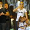 Jennifer Lopez dans les rues de Madrid joue la touriste en Espagne avec ses enfants et son amoureux Casper Smart. Le 7 octobre 2012