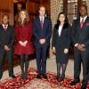 Kate Middleton et le prince William étaient les invités de l'Honorable Société du Middle Temple, une des quatre Inns of Court, à Londres, le 8 octobre 2012, pour rencontrer des lauréats des bourses royales et inaugurer celle à leur nom.
