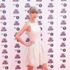 Taylor Swift arrive à la cérémonie des BBC Radio 1's Teen Awards 2012, à la Wembley Arena de Londres, le dimanche 7 octobre 2012.