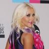 Christina Aguilera met ses formes en valeur lors de l'annonce des nominations des American Music Awards au JW Marriott. Los Angeles, le 9 octobre 2012.