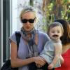 Exclusif - Kimberly Stewart dépose sa fille Delilah à la crèche. Los Angeles, le 10 Octobre 2012.