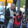 Pep Guardiola, ex-entraîneur du FC Barcelone accompagne sa fille Maria à l'école le 11 octobre 2012 à New York