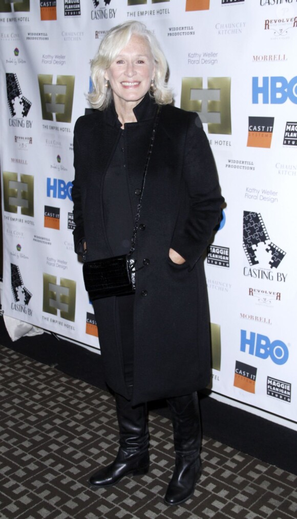 Glenn Close à l'after party de l'avant-première du documentaire "Casting By" réalisé par Tom Donahue. New York, le 12 octobre 2012.