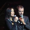 Deborah et Bernard Montiel durant le 19e Festival annuel Faire Face à l'Opéra d'Avignon le 13 octobre 2012