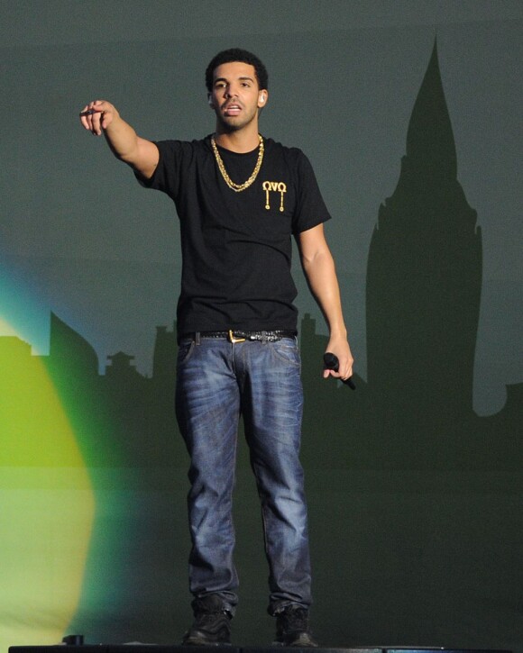 Drake lors du Wireless Festival à Londres. Le 7 juillet 2012.