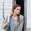 Emma Watson sur le tournage du film Noah à New York le 18 octobre 2012