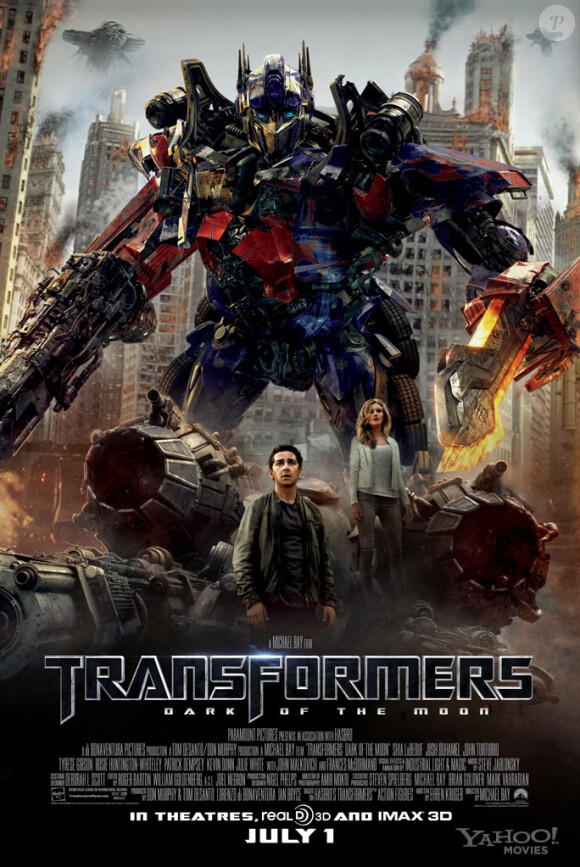 Transformers : La Face cachée de la Lune (2011) de Michael Bay. Avec Hugo Weaving dans le rôle du robot Megatron.