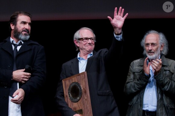 Ken Loach a reçu le Prix des Lumière, à Lyon le 20 octobre 2012.