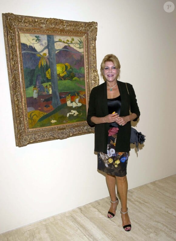 Carmen Cervera, baronne Thyssen, lors du 20e anniversaire du Musée Thyssen à Madrid le 8 octobre 2012.