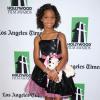 Quvenzhane Wallis lors de la 16e édition des Hollywood Film Awards le 22 octobre 2012 à Los Angeles