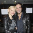 Anthony Delon et Anna Sherbinina venus pour la Générale du spectacle d'Alex Lutz, le lundi 22 octobre, au Grand Point Virgule à Paris.